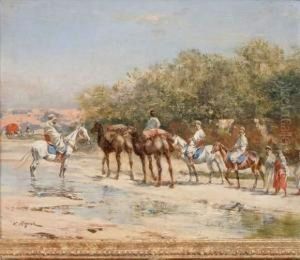 Caravane En Marche, El Outaya (biskra, Algerie)