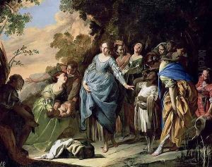 The Finding of Moses, c.1650-56 by Bernardo Cavallino