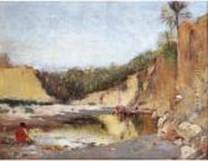 Oasis D'el Kantara by Victor Pierre Huguet