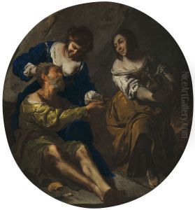 Lot and His Daughters by Bernardo Cavallino