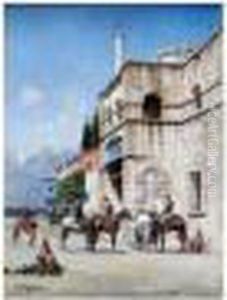 La Porte De Constantinople by Victor Pierre Huguet