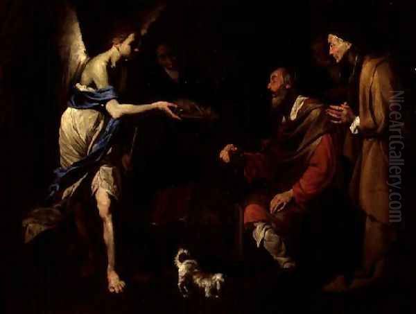 The Healing of Tobit by Tobias - view 1