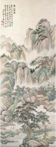 Retreating In Green Mountains by Lu Hui