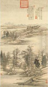 Landscape After Zhao Lingrang (11th Century) by Hui Wang