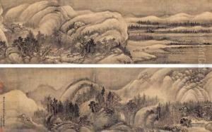 Rain Clearing Over The Summer Mountains After Dong Yuan by Hui Wang