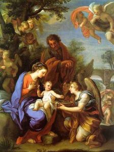 The Rest on the Flight into Egypt by Giuseppe Chiari