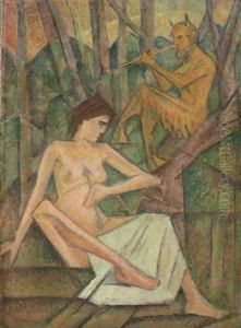 Odalistka [tytul Oryginalny] (1930) by Jerzy Hulewicz