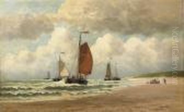 The Arrival Of The Fishing Fleet - view 1