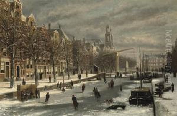 The Houtgracht With The Mozes And Aaronkerk, Amsterdam - view 1