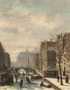 Skating On A Dutch Canal