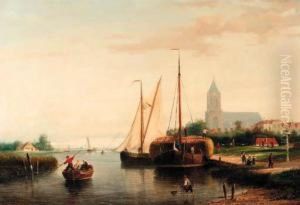 A Moored Haybarge And Other
Shipping By A Bleach-field, In Theharbour Of Monninckendam (?) A Moored Haybarge And Other
Shipping By A Bleach-field, In Theharbour Of Monninckendam (?)