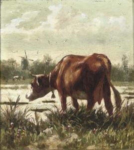 A Cow By The Water's Edge; And A Cow In A Landscape - view 1