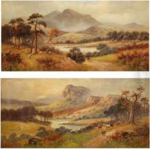 'landscape Pertschire' 'landscape. Cromarty' by Frederick William Hulme