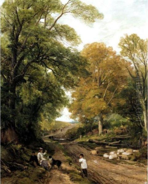A Surrey Lane - view 1