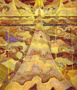 Star Sonata Allegro 1908 by Mikolajus Ciurlionis