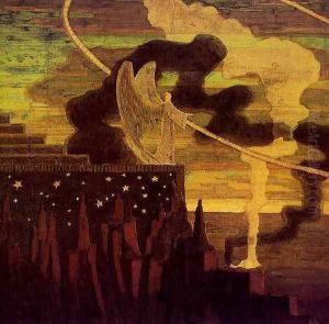 The Offering by Mikolajus Ciurlionis