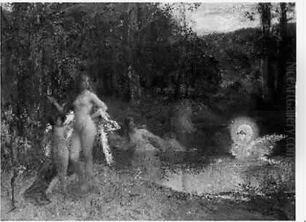 Leda Et Le Cygne. - view 1