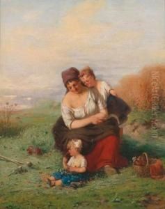 Sosta Sul Prato Estivo by Adolf Humborg