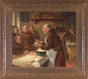 In Der Klosterkche by Adolf Humborg