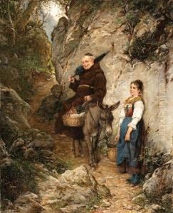A Chance Meeting by Adolf Humborg