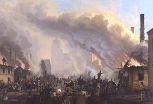 Conflagration at Teplice