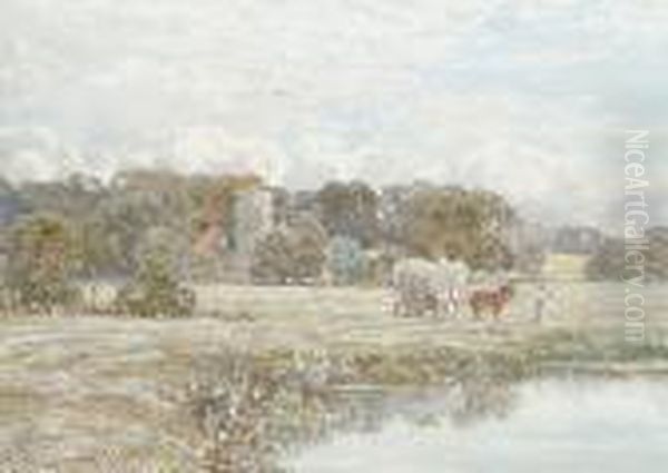 The River Wey And The Church At Send, Surrey - view 1
