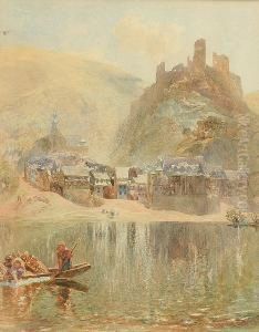 Castle On The Rhine by Alfred William Hunt