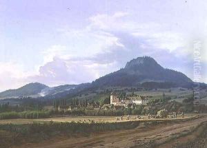 View of Libesice Castle, 1841 or 1844 by Carl Robert Croll