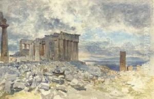 The Parthenon, Athens by Alfred William Hunt