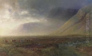 Rising Mist, Loch Maree, Highlands by Alfred William Hunt