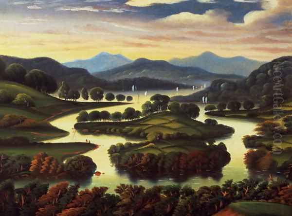 Landscape (possibly New York State) c.1850 - view 1