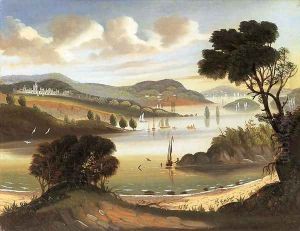 West Point on the Hudson River by Thomas Chambers