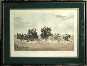 The Brighton Day Mails, Passing Overhookwood Common by Charles Hunt
