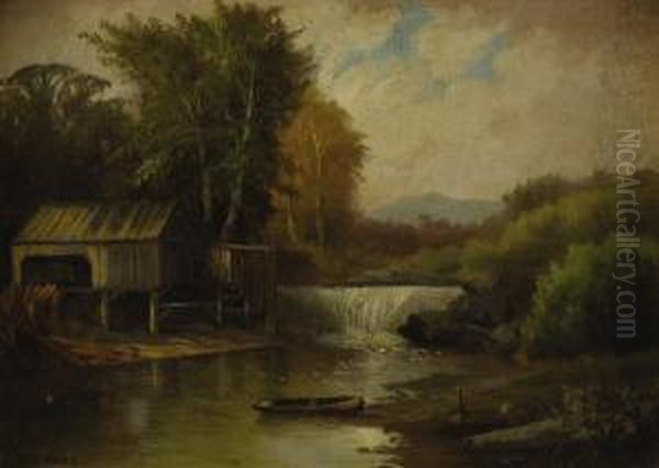 Cabin Onthe River Dam - view 1