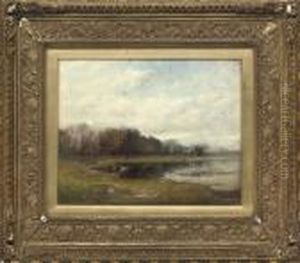 Cattle Watering by Edward Aubrey Hunt