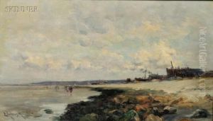 Coastal View With Figures Coastal View With Figures