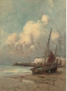 On The Coast, Normandy by Edward Aubrey Hunt