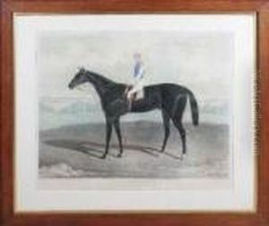 A Portrait Of The Race Horse Tim Whissler By Van Galen Out Ofsybil by Charles, Hunt Jnr.