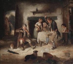 The Irish Jig by Charles, Hunt Jnr.