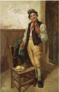 The Connoisseur by Charles, Hunt Jnr.