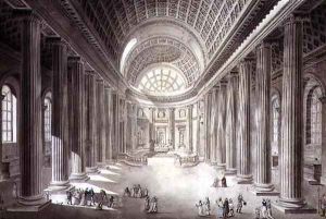 Interior View of Saint-Philippe-de-Roule, Paris by Circle of Chalgrin, Jean Francois Therese