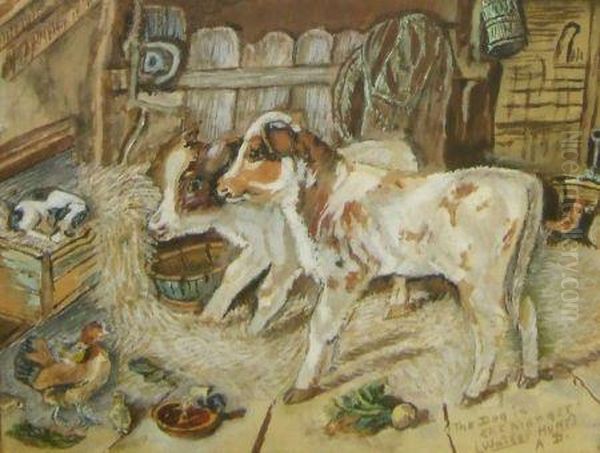 Inscribed The Dog In The Manger - view 1