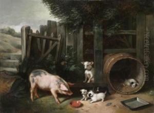 Farmyard by Walter Hunt