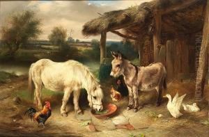 A Corner Of The Farm by Walter Hunt