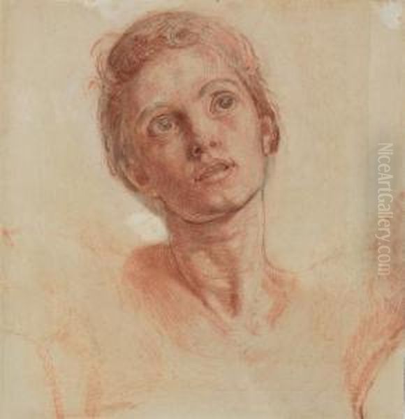 Study For The Head Of Christ In 'the Shadow Of Death' - view 1