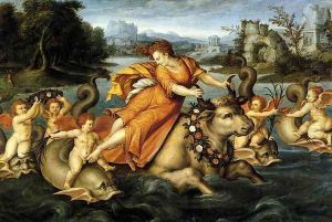 The Rape of Europa c. 1550 by Jean the Elder Cousin