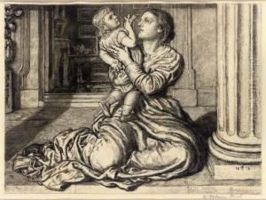 The Father's Leavetaking by William Holman Hunt
