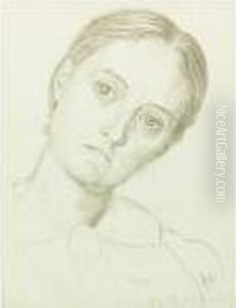 Portrait Of Marion Edith Holman Hunt - view 1