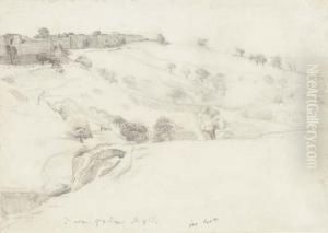 The Walls Of Jerusalem From 
Graham's Tower, Mount Of Olives(illustrated); Descent To The Tomb Of 
David, The Coenculum,jerusalem; And A House Built On The Water At 
Damietta, Egypt