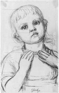 Portrait Of The Artist's Daughter, Gladys, Aged Four